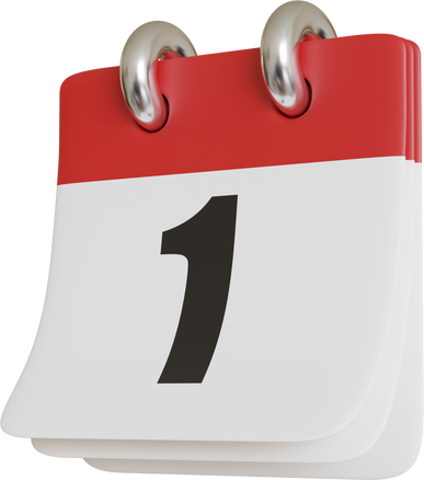 Day 1 on the calendar